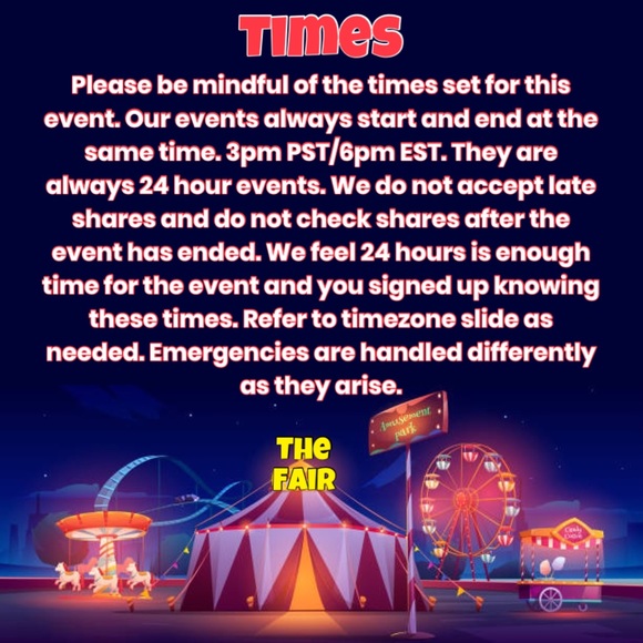 EVENT OVER! TY all for joining us at the Fair! 🎪 See u at the nxt event! 🤗🎃 - Picture 7 of 10